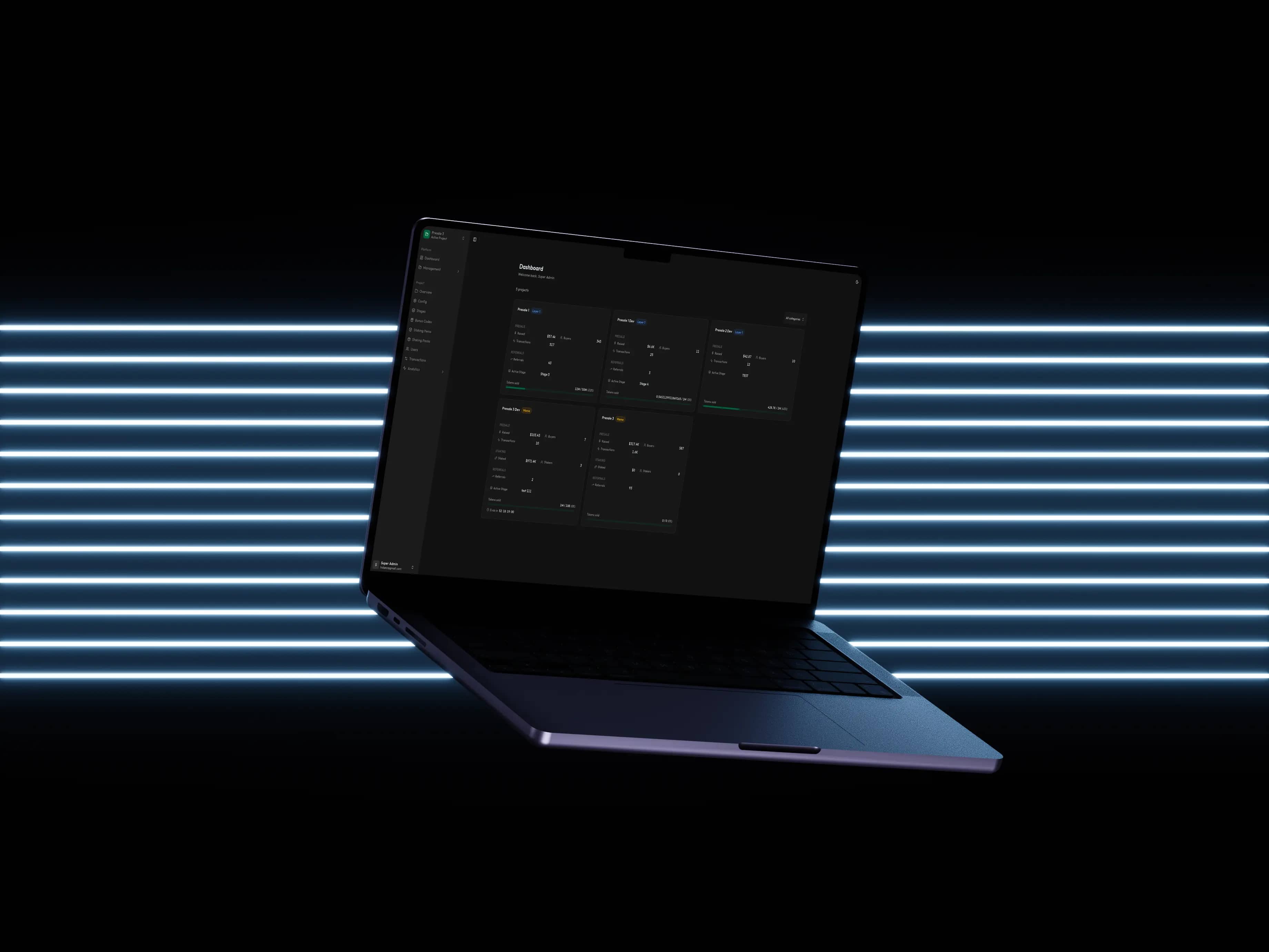 Global Presale Dashboard